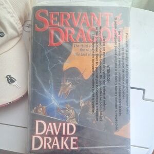 Servant of the Dragon by David Drake - Black & Red Fantasy Hardcover